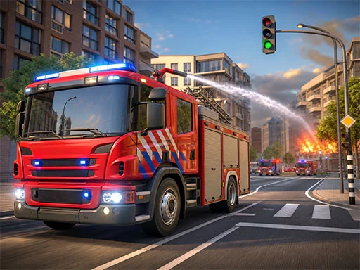 Fire Truck Rescue simulator - 7622