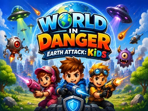 World in Danger Earth Attack Kids - 7622