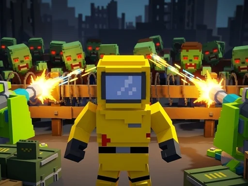 Pixel Zombie Base Defense - 7622