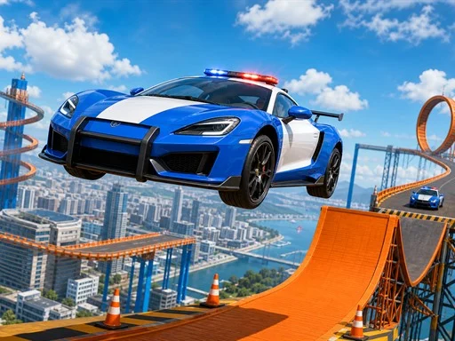 Police Car Stunt Challenge - 7622