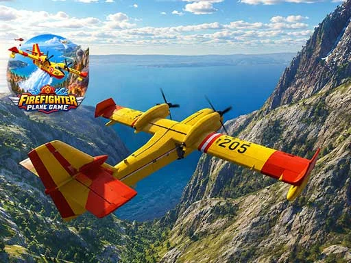 Firefighter Plane Game - 7622