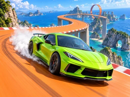 Mega Ramp Car Stunts GT Racing - 7622