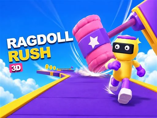 Ragdoll Rush 3D: Sky Race - 7622